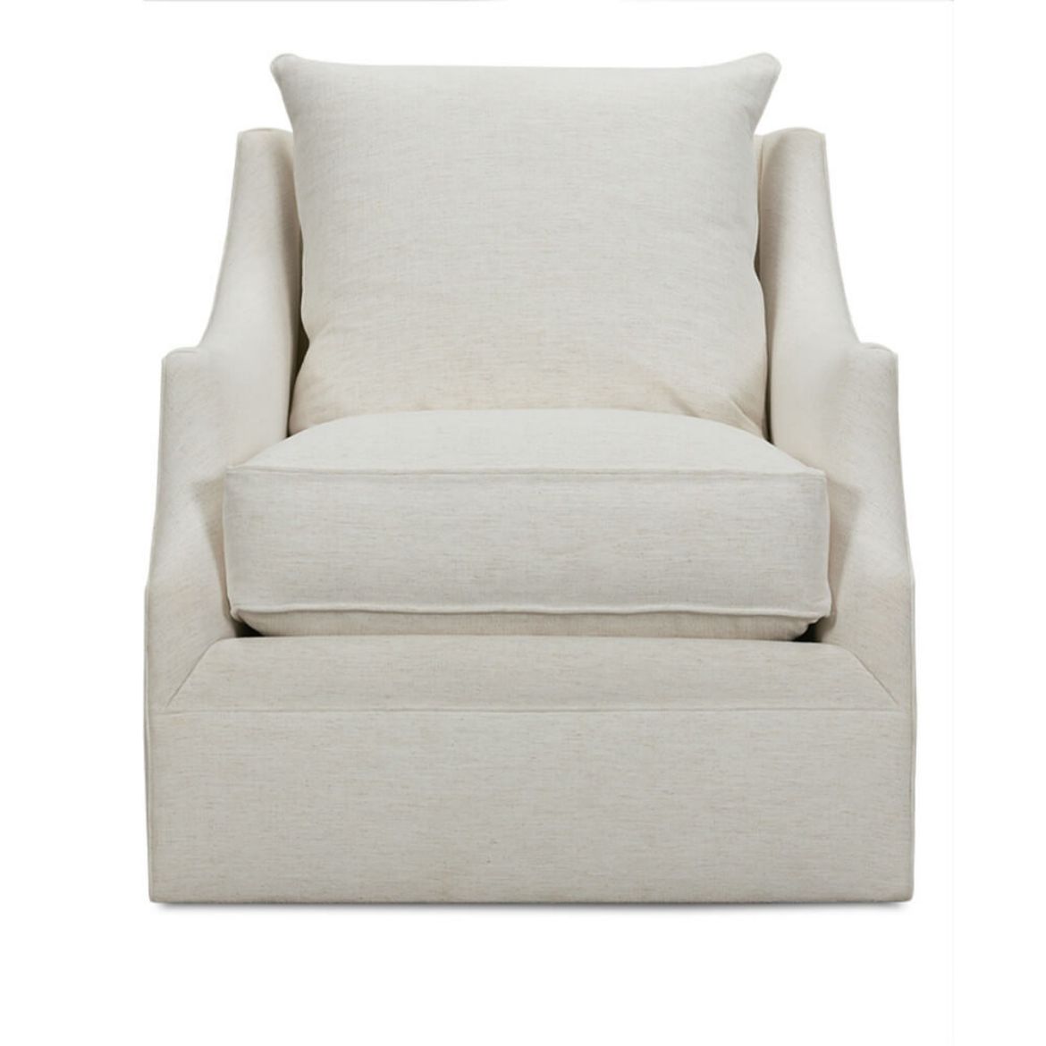Picture of Quick Ship Kara Swivel Glider Chair in Nomad Snow