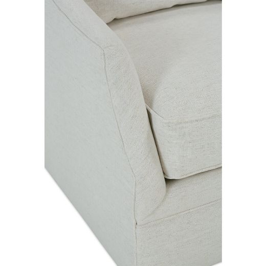 Picture of Quick Ship Kara Swivel Chair in Nomad Snow