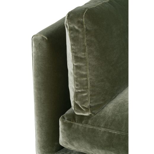 Picture of 90” Quick Ship Madeline Sofa - Antiqued Moss Velvet