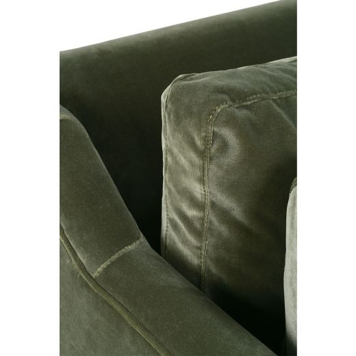 Picture of 90” Quick Ship Madeline Sofa - Antiqued Moss Velvet