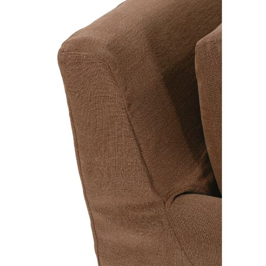 Picture of 98" Baked Clay Bristol Slipcovered Sofa