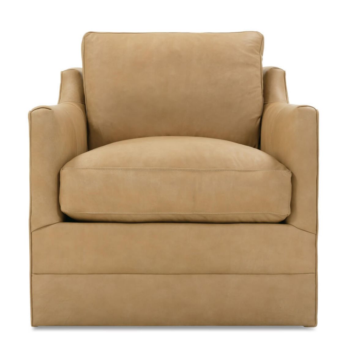 Picture of Butterscotch Madeline Leather Swivel Chair