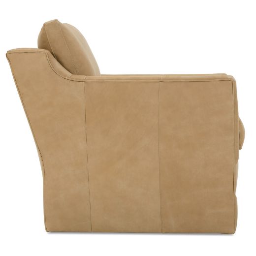 Picture of Butterscotch Madeline Leather Swivel Chair