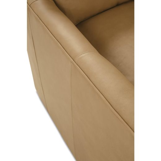 Picture of Butterscotch Madeline Leather Swivel Chair