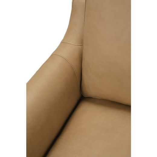Picture of Butterscotch Madeline Leather Swivel Chair