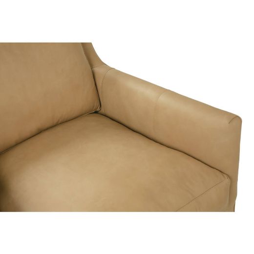 Picture of Butterscotch Madeline Leather Swivel Chair