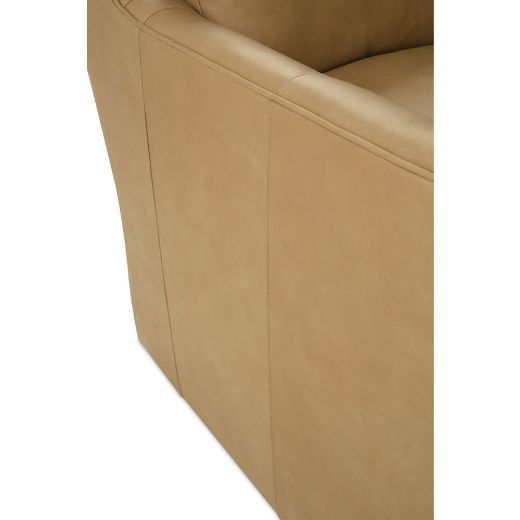 Picture of Butterscotch Madeline Leather Swivel Chair