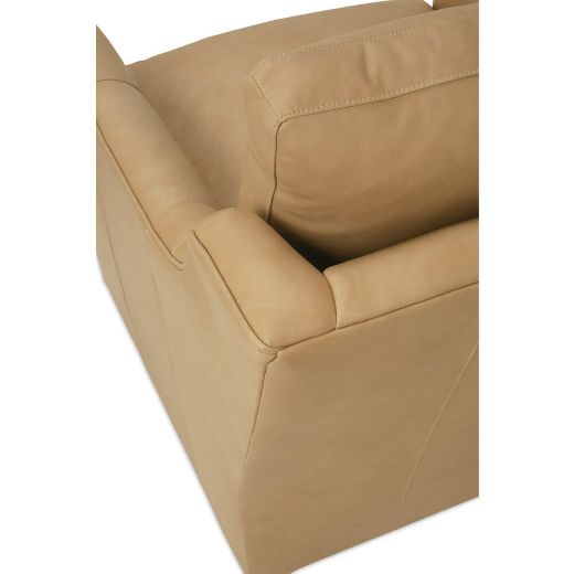 Picture of Butterscotch Madeline Leather Swivel Chair
