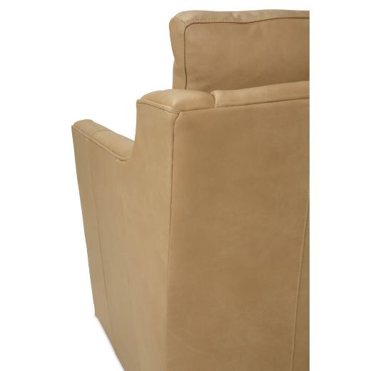 Picture of Butterscotch Madeline Leather Swivel Chair