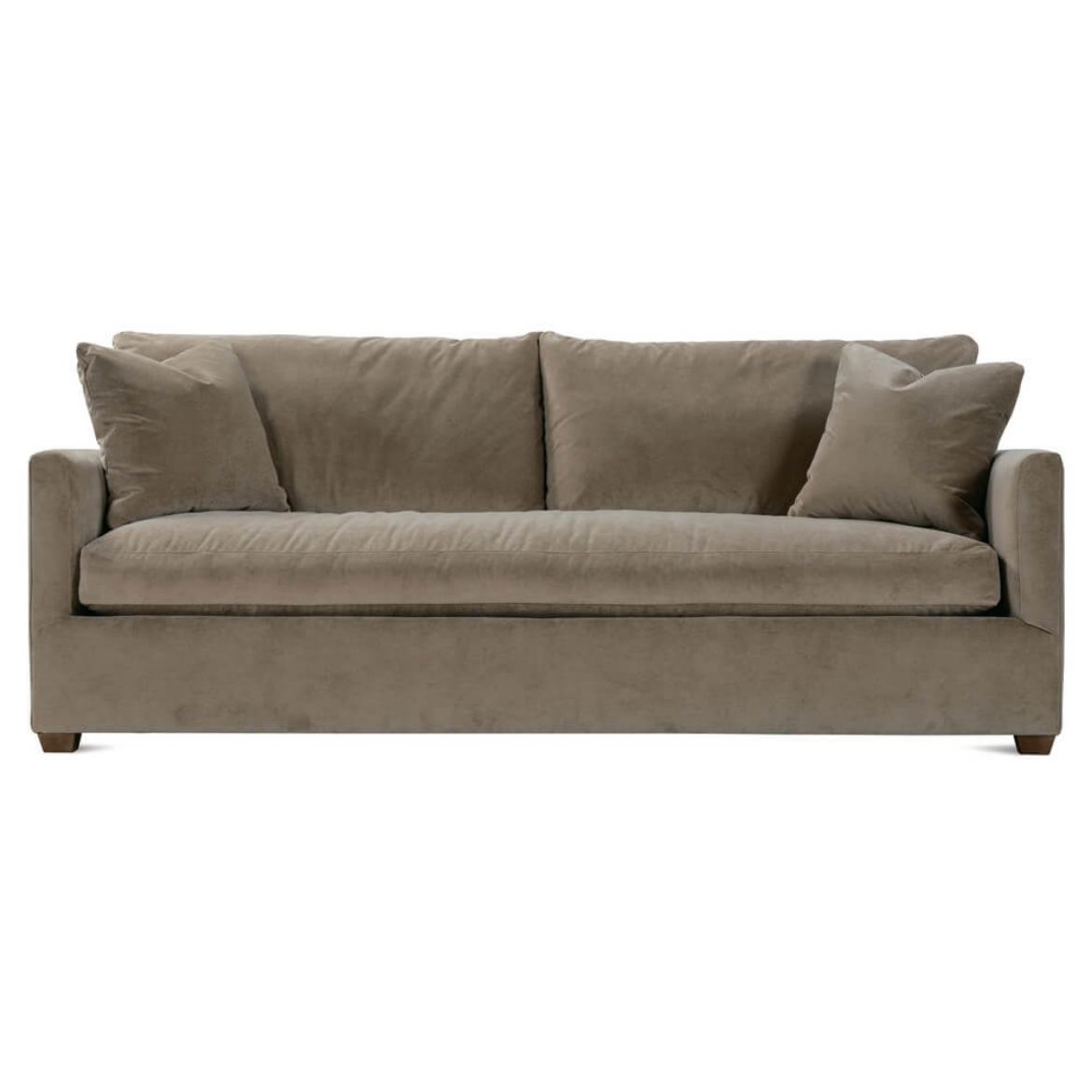 Picture of 89” Quick Ship Lilah Sofa - Fawn Brushed Velvet  