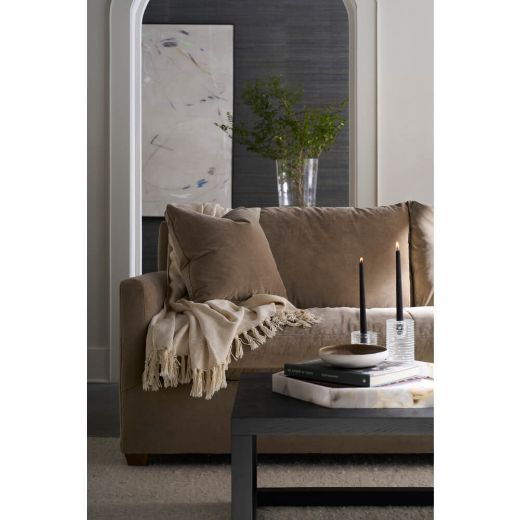 Picture of 89” Quick Ship Lilah Sofa - Fawn Brushed Velvet  