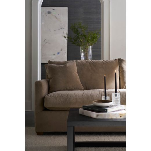 Picture of 89” Quick Ship Lilah Sofa - Fawn Brushed Velvet  