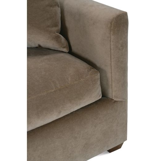 Picture of 89” Quick Ship Lilah Sofa - Fawn Brushed Velvet  