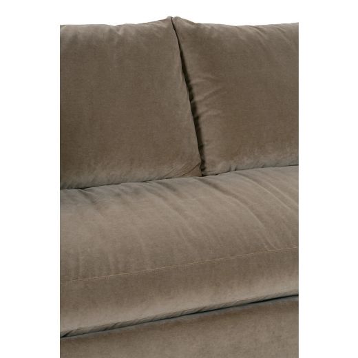 Picture of 89” Quick Ship Lilah Sofa - Fawn Brushed Velvet  