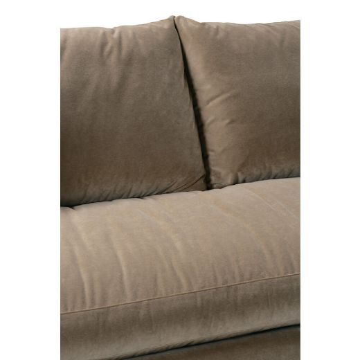Picture of 89” Quick Ship Lilah Sofa - Fawn Brushed Velvet  