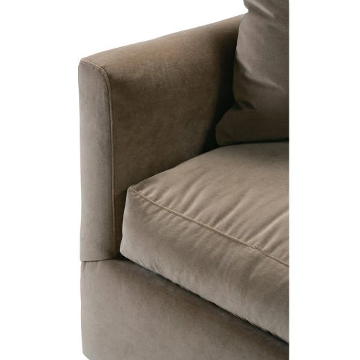 Picture of 89” Quick Ship Lilah Sofa - Fawn Brushed Velvet  