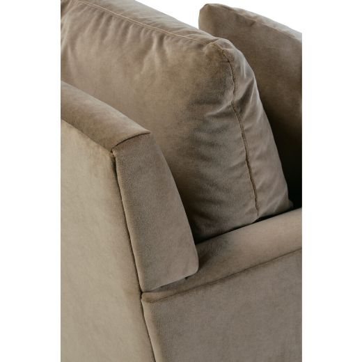 Picture of 89” Quick Ship Lilah Sofa - Fawn Brushed Velvet  