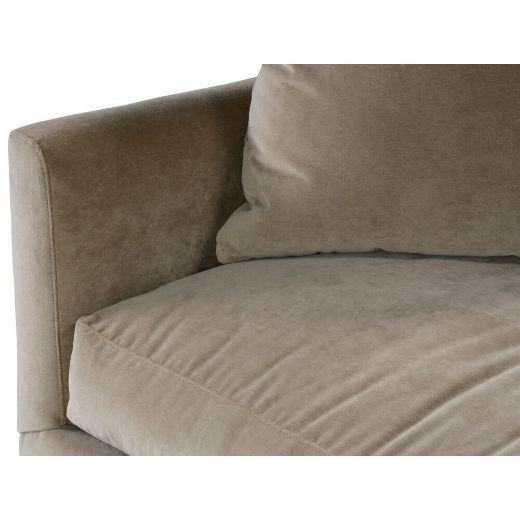 Picture of 89” Quick Ship Lilah Sofa - Fawn Brushed Velvet  