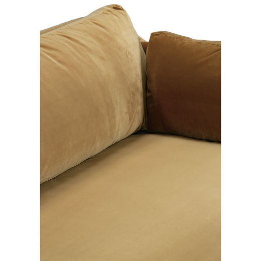 Picture of 90” Quick Ship Madeline Sofa - Antiqued Amber Velvet