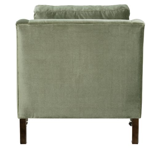 Picture of Quick Ship Madeline Chair - Antiqued Moss Velvet