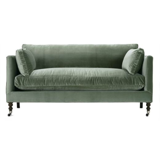 Picture of 71” Quick Ship Madeline Sofa - Antiqued Moss Velvet