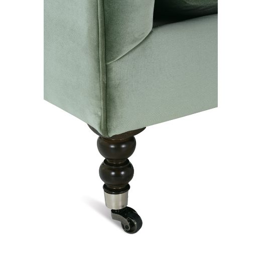 Picture of 71” Quick Ship Madeline Sofa - Antiqued Moss Velvet