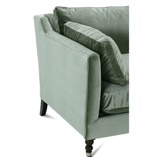 Picture of 71” Quick Ship Madeline Sofa - Antiqued Moss Velvet