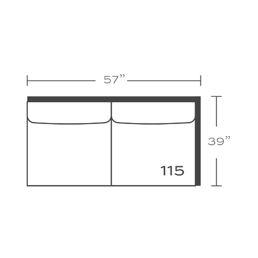 Picture of Comfort and Craft Left Seated Ends