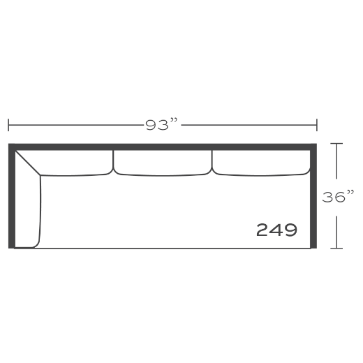 Picture of Comfort and Craft Left Seated Ends