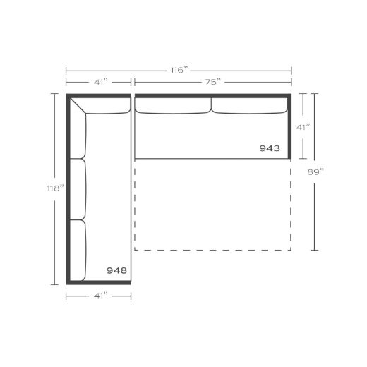 Picture of Sylvie Serenity Sleeper Sectional