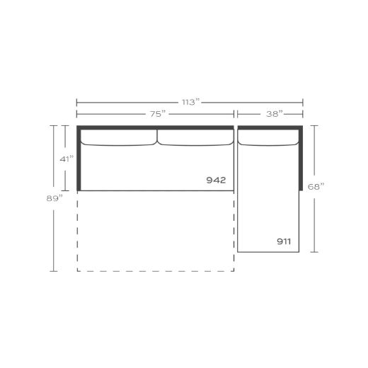 Picture of Sylvie Serenity Sleeper Sectional