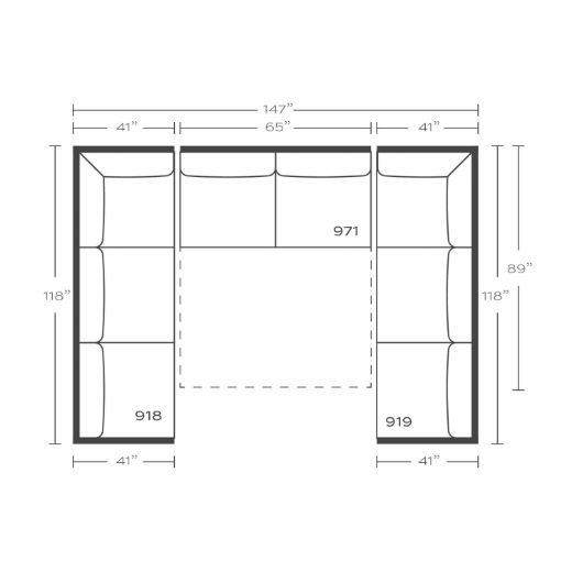 Picture of Sylvie Serenity Sleeper Sectional
