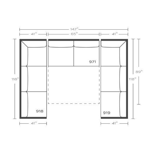 Picture of Sylvie Slipcovered Serenity Sleeper Sectional