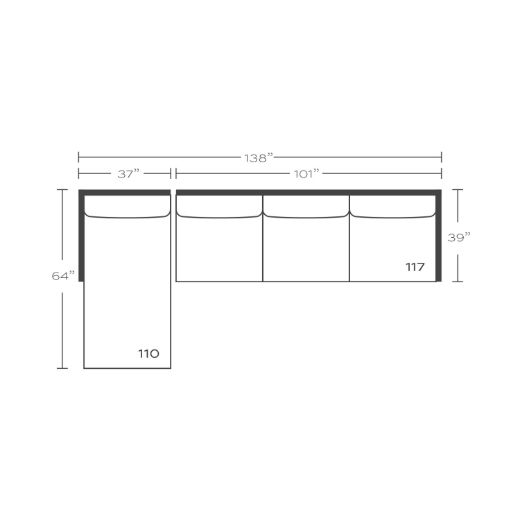 Picture of Freya Slipcovered Sectional