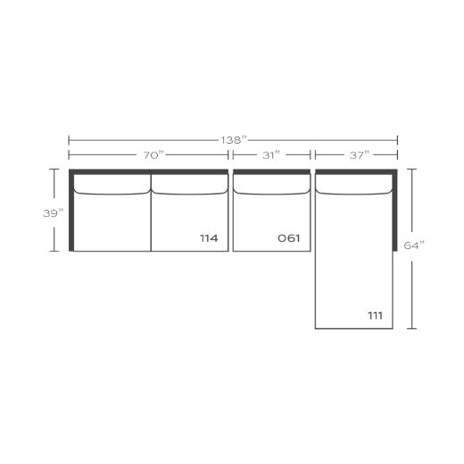Picture of Freya Slipcovered Sectional