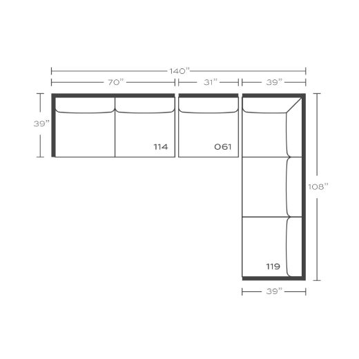 Picture of Freya Slipcovered Sectional