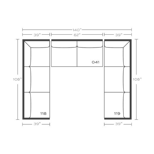 Picture of Freya Slipcovered Sectional