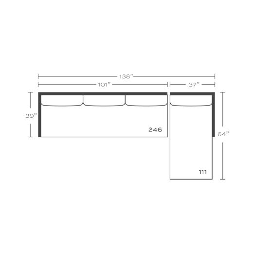 Picture of Freya Slipcovered Sectional