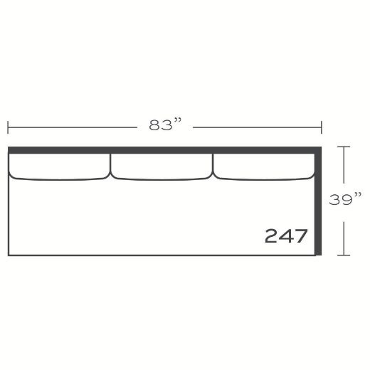 Picture of Comfort and Craft Left Seated Ends