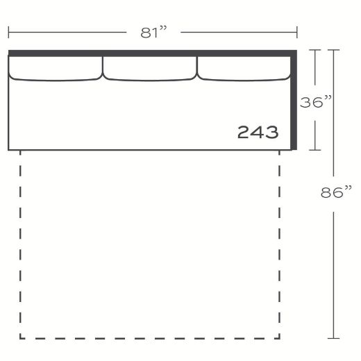 Picture of Comfort and Craft Left Seated Ends