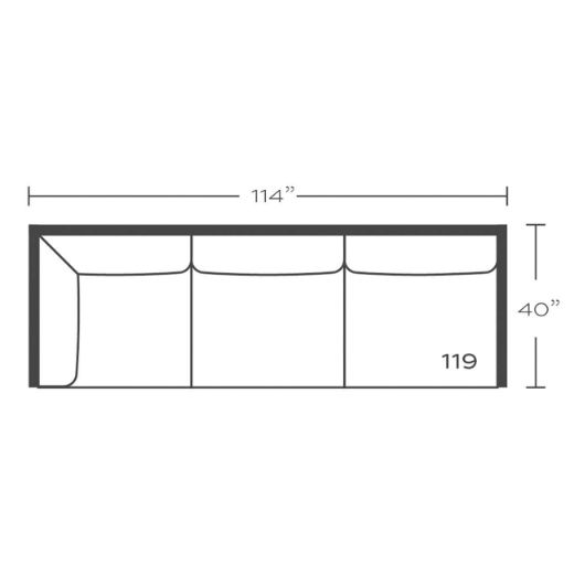 Picture of Aberdeen Slipcovered Left Seated Ends