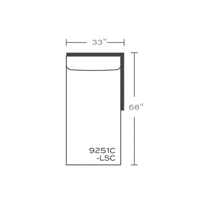 Picture of Brentwood Left Seated Ends