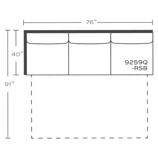 Picture of Brentwood Right Seated Ends