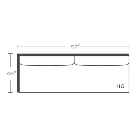 Picture of Bristol Slipcovered Right Seated Ends