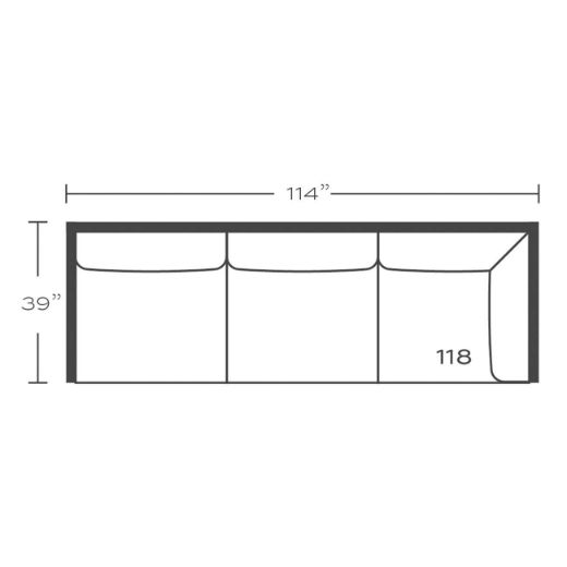 Picture of Derby Slipcovered Right Seated Ends