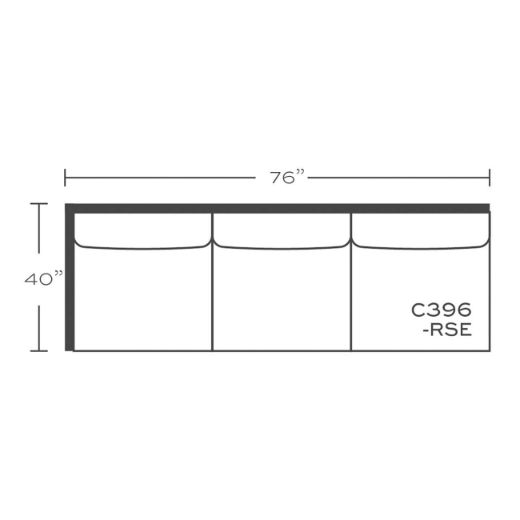 Picture of Masquerade Right Seated Ends