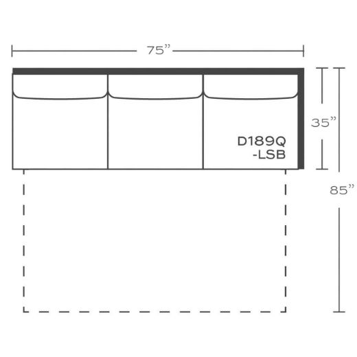 Picture of Monaco Left Seated Ends