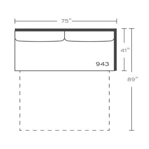 Picture of Sylvie Serenity Left Seated Ends