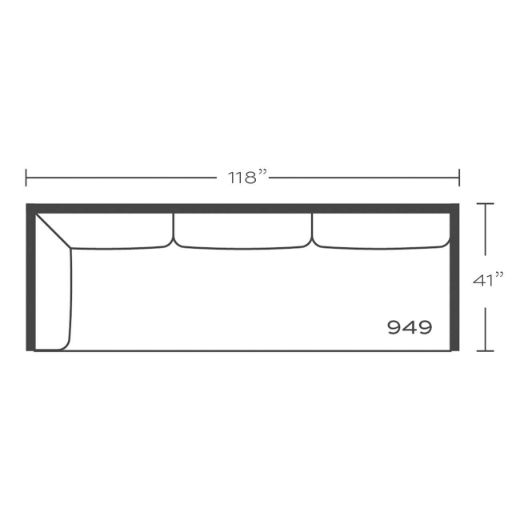 Picture of Sylvie Slip Serenity Left Seated Ends
