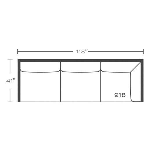 Picture of Sylvie Slip Serenity Right Seated Ends